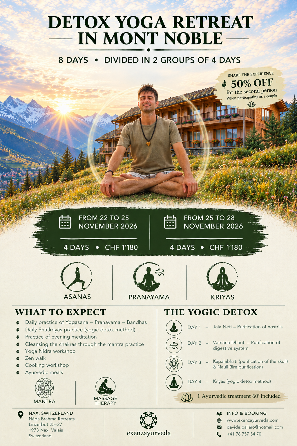 Detox Yoga Retreat NAX